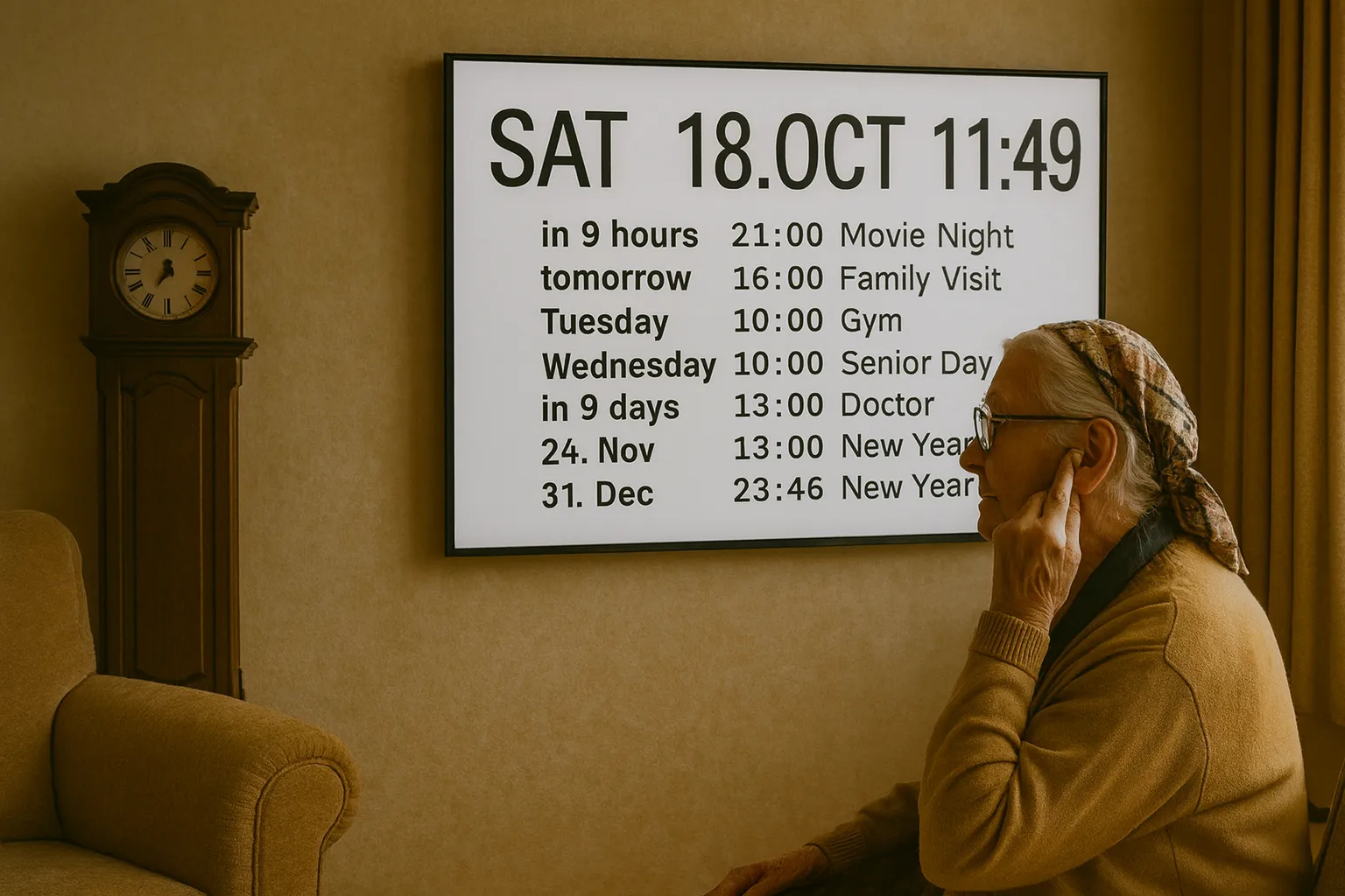Calendar and Clock